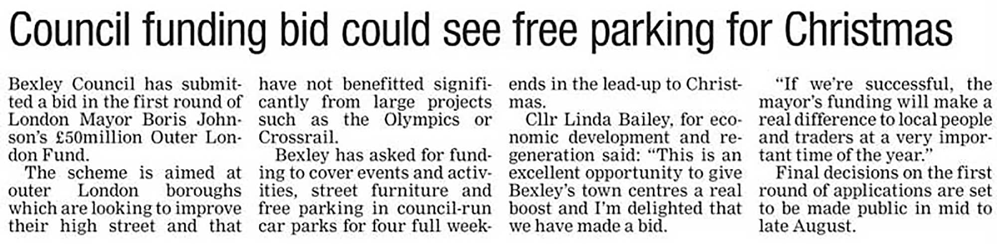 Bexley Times report
