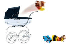 Toys out of pram