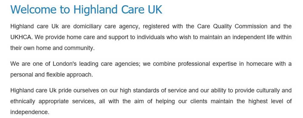 Highland Care