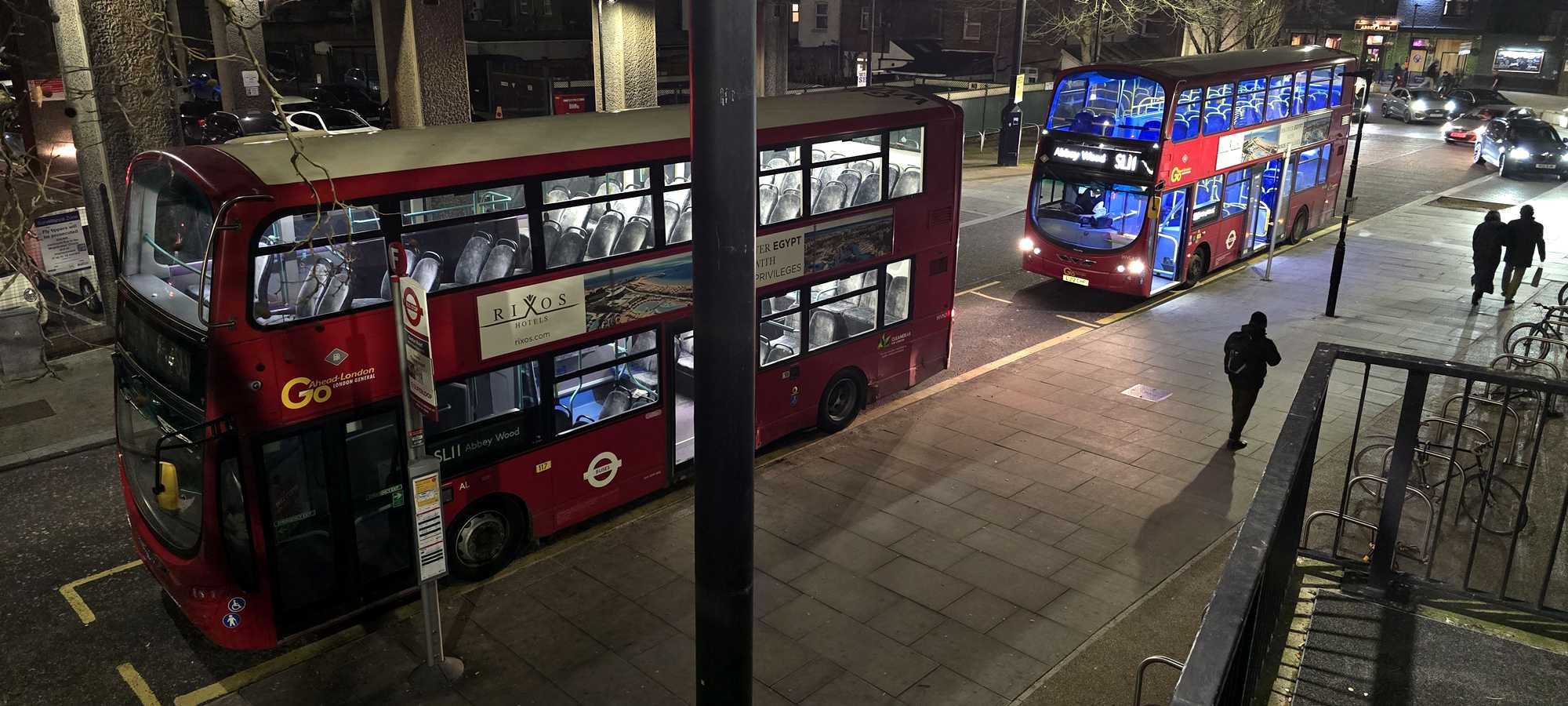 SL11 buses in Gayton Road SL11 buses in Gayton Road