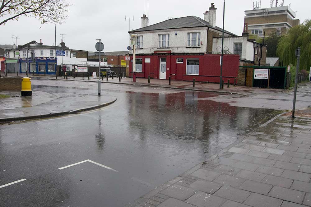 Flood in Gayton Road