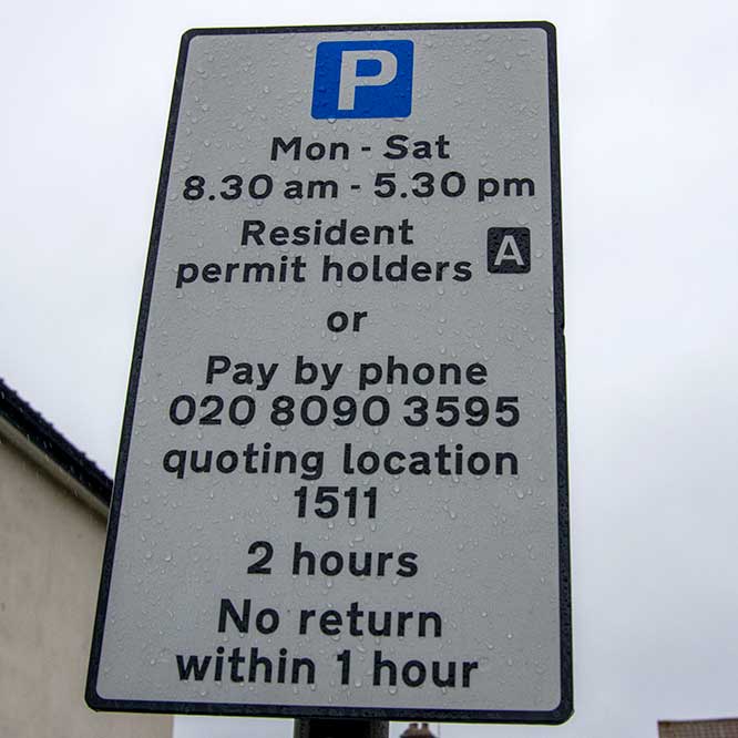 Parking restrictions