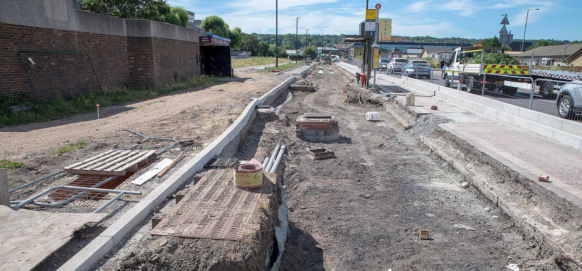 JHarrow Manorway construction JHarrow Manorway construction