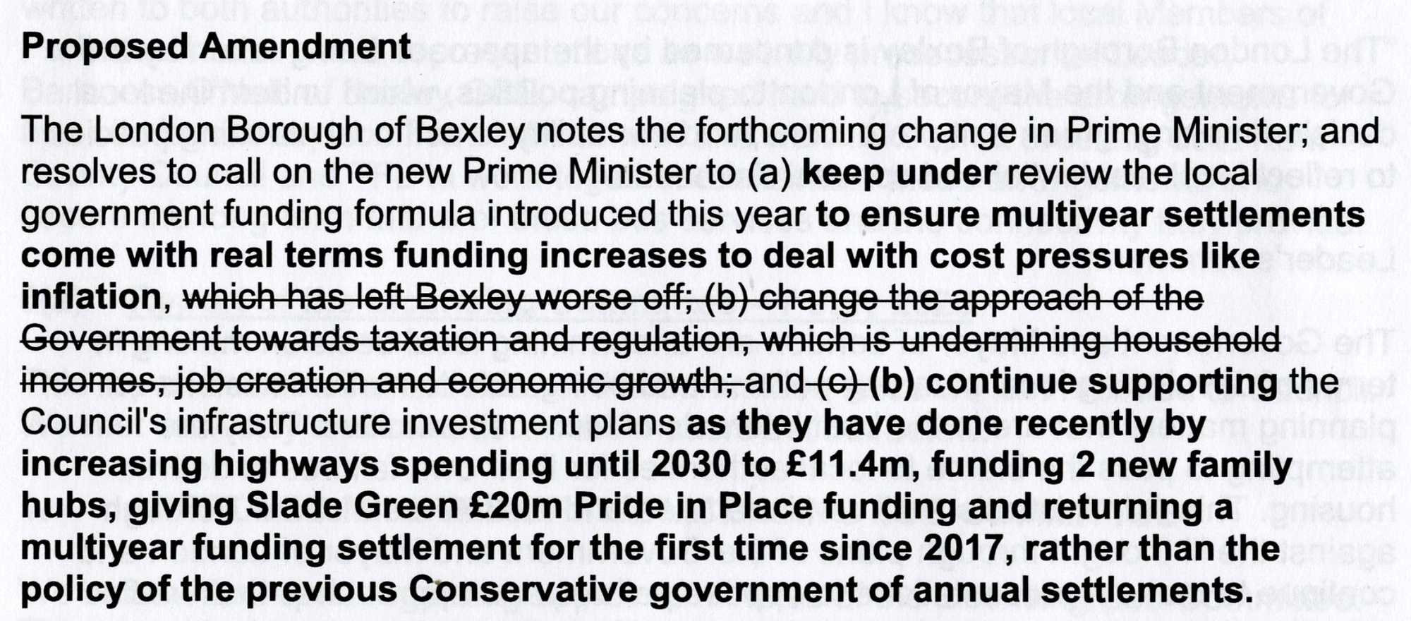 Amendment Amendment