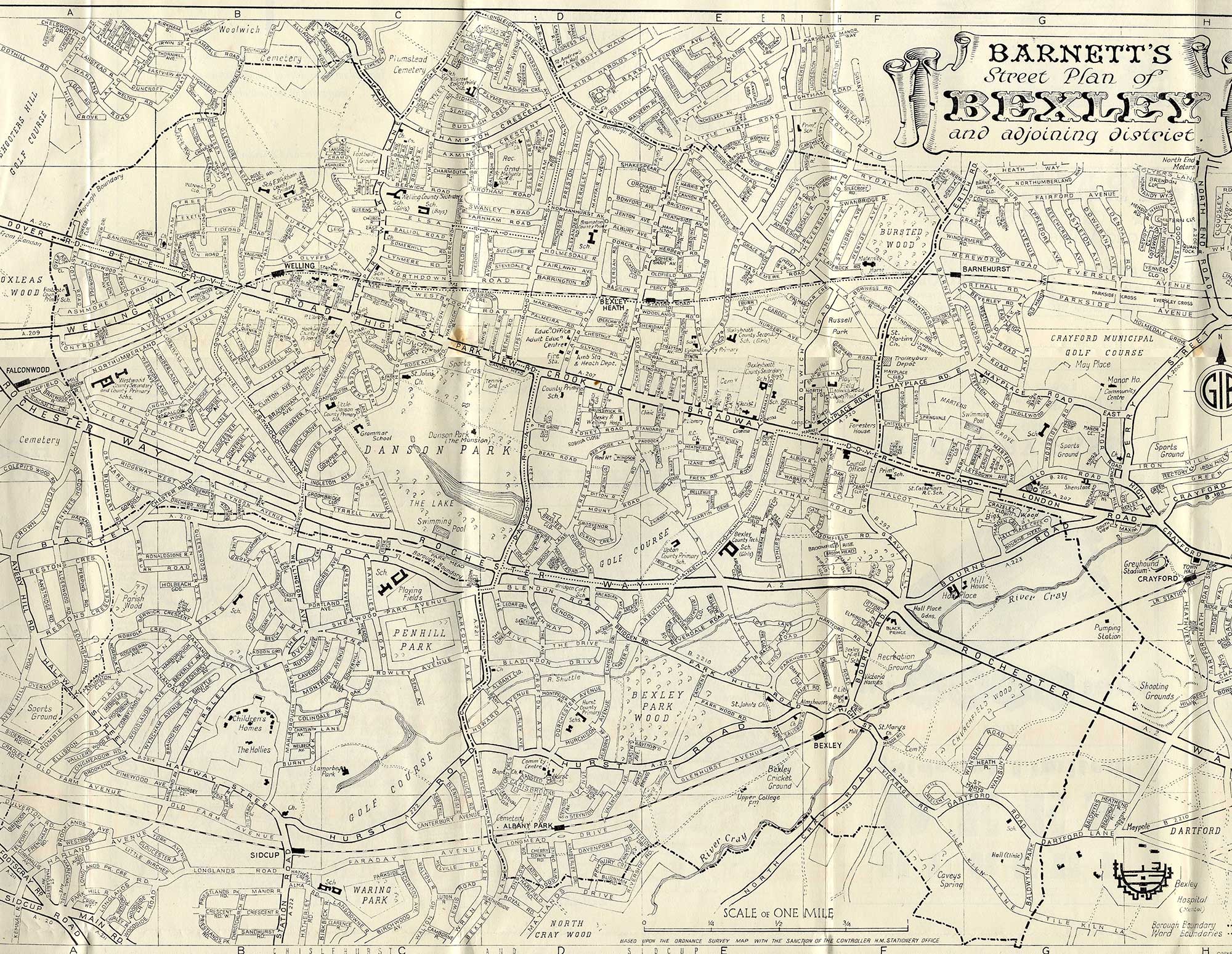 Bexley Map